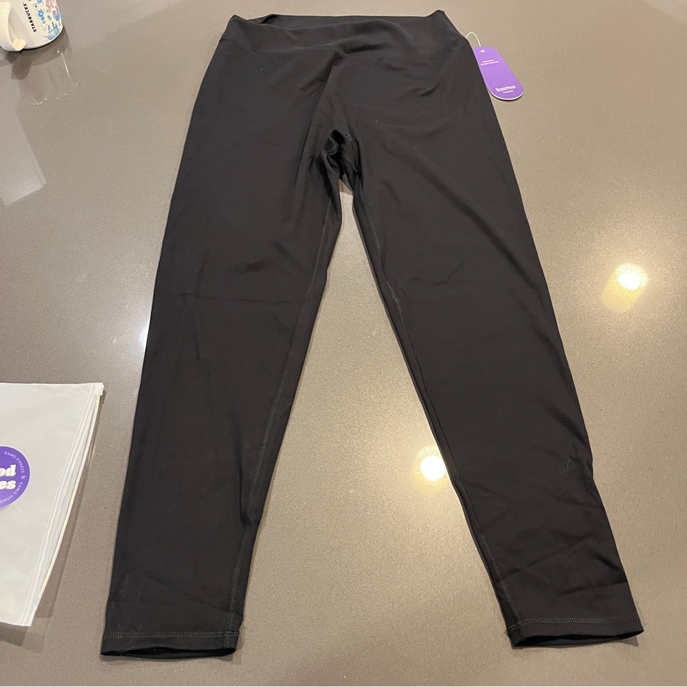 Kamo Fitness Serenity 25" 7/8 High Waisted Black Leggings Sz XL NWT